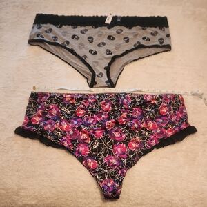 NWT Torrid Sz 6 Lot Of 2 Panties Cheeky High Waist Thong 6X